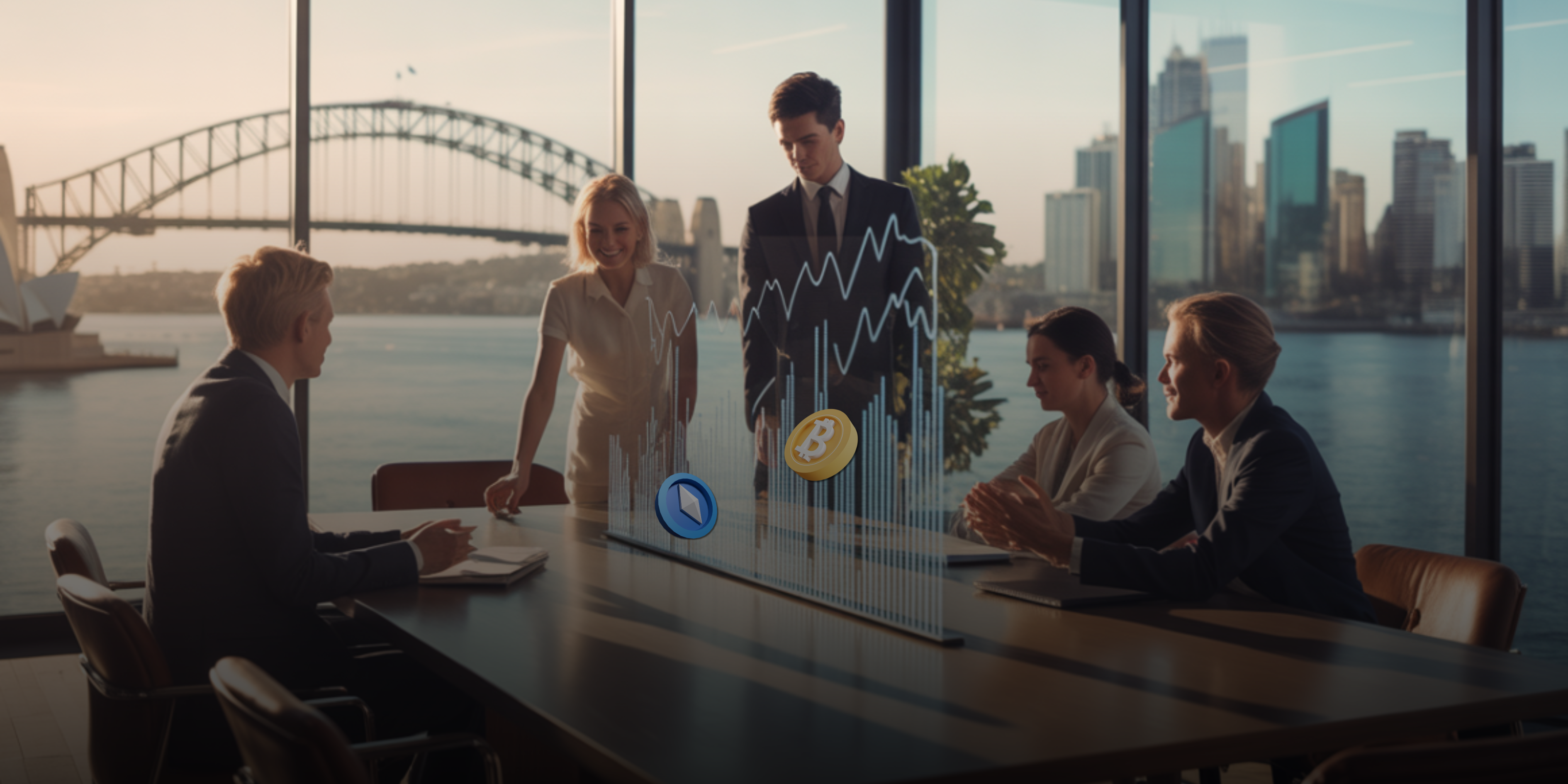 Financial advisor guiding clients on Australian asset management strategies including traditional and alternative investments.