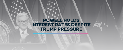 Jerome Powell announces interest rate hold as Bitcoin trades sideways.