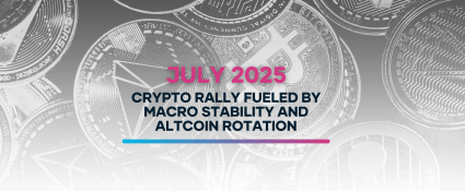 Bitcoin and Ethereum price surge in July amid Fed rate hold and record-breaking equity markets