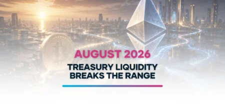 Treasury liquidity breaking through market ranges as Bitcoin and Ethereum rally amid falling yields and strong ETF demand.